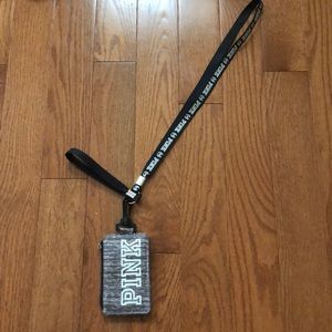 VS Pink ID lanyard